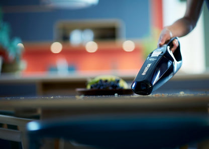 Nilfisk Easy 2-in-1 Steelstofzuiger – Snoerloze en Zakloze Stofzuiger – Steelstofzuiger en Kruimeldief, 28V – Zwart