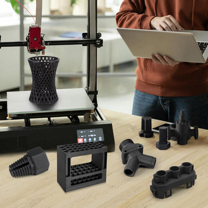 IEMAI PC CF Filament 1.75mm 5KG, Zwart PC Filament Voeg 20% koolstofvezel toe, Draadmateriaal 3D-printers, Maatnauwkeurigheid +/- 0,02 mm