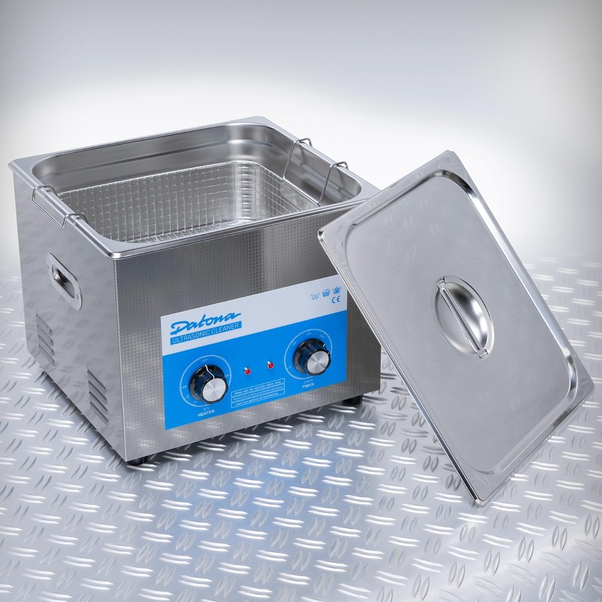 Ultrasone Reiniger – Ultrasoon Cleaner – Reinigingsapparaat – Sieraadreiniging – Motoronderdelen Reiniger – 13 Liter Inhoud – Verwarmingsfunctie Tot 80°C