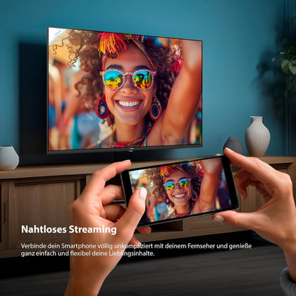 DYON ULTIMAX 40F-TI TV, 40 inch, Full HD, met Tizen OS, Triple Tuner (DVB-C/-S2/-T2), Samsung Smart & Gaming Hub, Prime Video, Netflix, Disney+, 2025