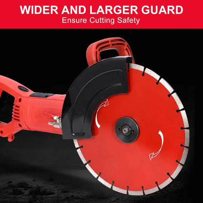 Betonzaag – Cirkelzaagmachine – Muurzaag – Schijfzaag – Wandzaag – 3200 W, 305 Mm, 4300 Omw/Min, Incl. Waterleiding En Pomp