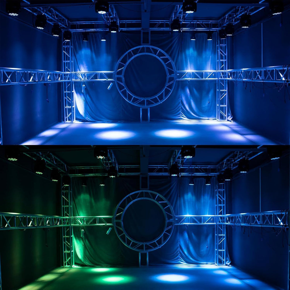 SHEHDS Bewegende Hoofd Lichtstraal Wassen LED 12x12W RGBW 4in1 DJ Lichten Verlichting Professionele 9/16 Kanalen DMX512 Geluid Geactiveerd Strobe Effect Podium Lichten voor Kerst Evenementen
