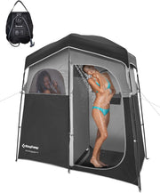 KingCamp Pop Up Dressing Veranderen Tent Douche Kamer Afneembare Vloer voor Camping Outdoor Strand Toilet Draagbare met Draagtas
