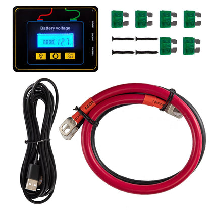 VEVOR Power Inverter 3000W Gemodificeerde Sinus Omvormer DC 24 V naar AC 240 V Auto Converter met Lcd Display Afstandsbediening LED Indicatoren AC Outlets Power Inverter voor Auto RV Truck Boot Reizen