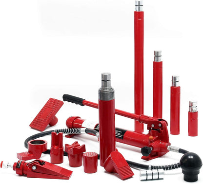 Hydraulic body aiming set with 10t pressure force incl. case and accessories