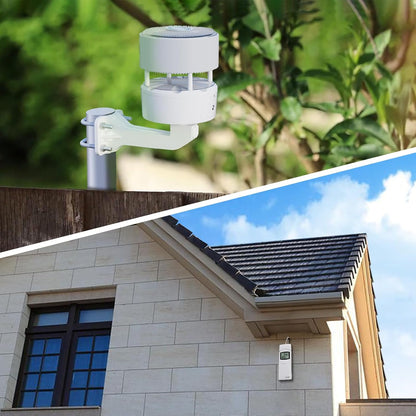 ECOWITT WS85 Weersensor voor weerstations/consoles WS3800/WS3900/HP2560, outdoor-tuineenheid met ingebouwd zonnepaneel, regenmeter, snelheidssensoren, windrichting