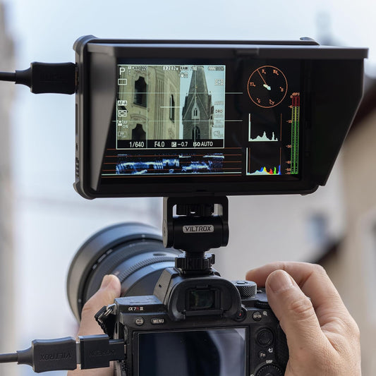 VILTROX SDI Camera Field Monitor DC-X3, 2000 Nits Super Heldere Daglicht Zichtbare 4K Input Output Touchscreen Video Monitor HDMI