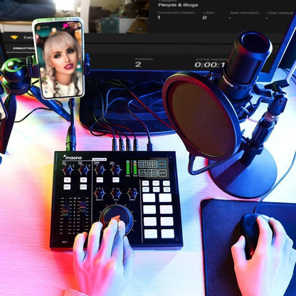 Maono Maonocaster AU-AM100 podcaster-mixer