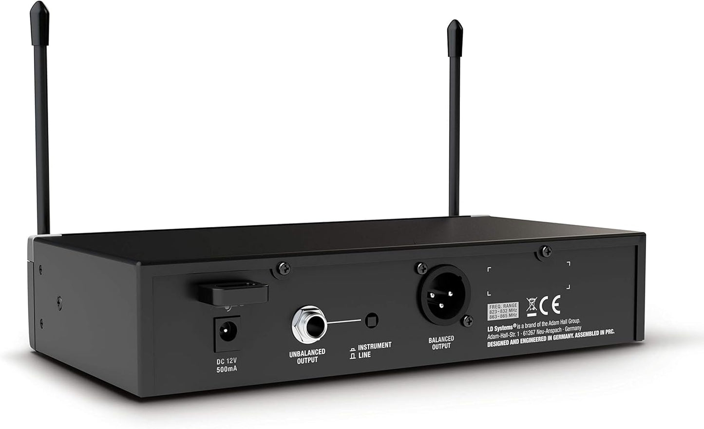 LD Systems U308 BPH - radiosysteem met bodypack en headset - 863-865 MHz + 823-832 MHz