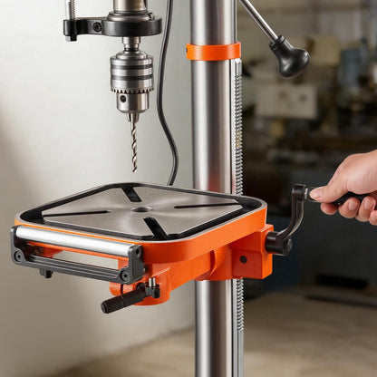 VEVOR Tafelkolomboormachine 254 mm, nominaal vermogen 400 W, variabele snelheid, stabiel met laser en led-werklicht, tafelboormachine voor hout- en metaalbewerking