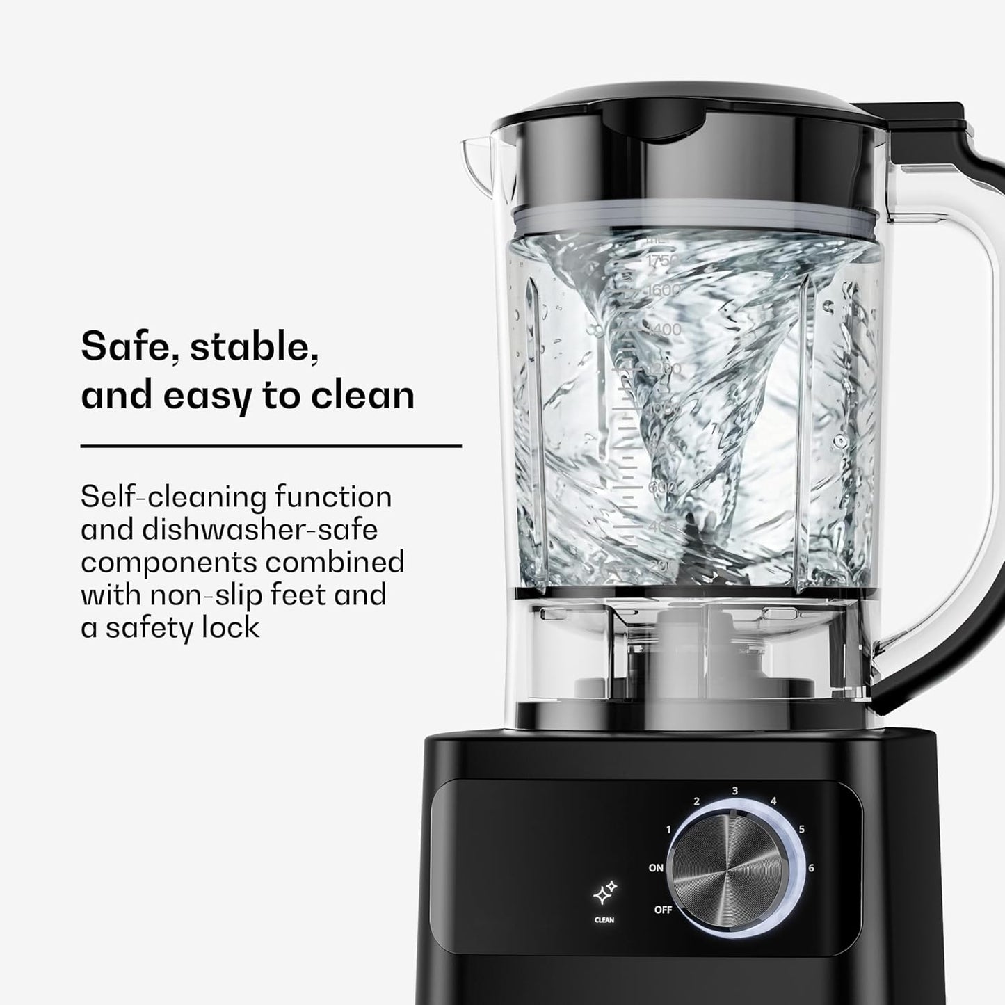 Klarstein Velaire keukenmachine met blender – multifunctionele keukenmachine van 1200 W, kom van 2 liter, blender van 1,75 liter, 6 programma’s en snelheden, sapcentrifuge- en vleesmolenopzetstukken