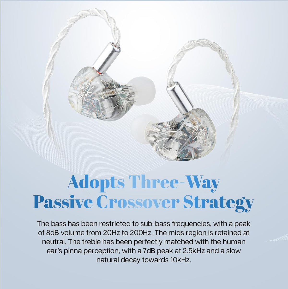 In-Ear Monitor – IEM – Oordopjes – Oortjes – In-Ear Oordopjes – Transparant – 8 Gebalanceerde Armatuurdrivers – Drieweg Passieve Crossover