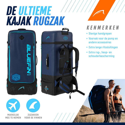 Bluefin Scout en Ranger Opblaasbare Kajak | Opblaasbare Kano Alternatief | Verkrijgbaar in twee Maten - Scout 1-Persoons Kajak en Ranger 2-Persoons Kajak