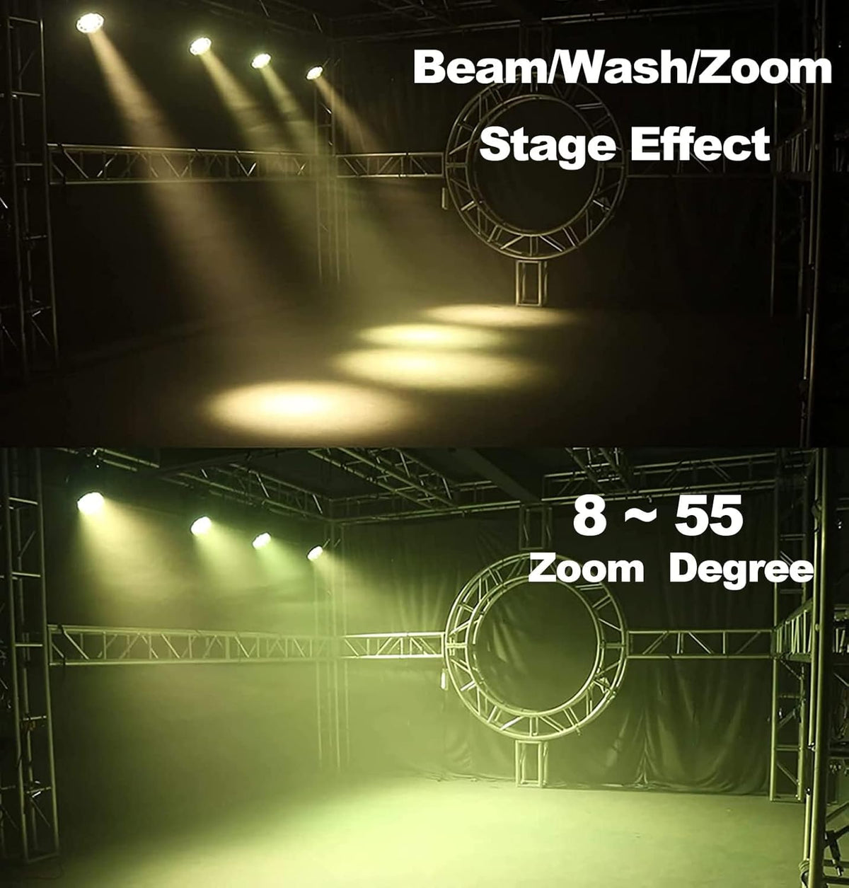 SHEHDS bewegen hoofd licht LED 19x15W RGBW 4 in 1 straal/wassen/zoom effect schermlichten DMX professionele controle zijn geactiveerde DJ verlichting voor Kerstmis discotheek en nachtkast