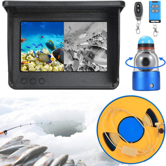 360 ° Onderwater Vissen Camera met 5 Inch Draagbare Monitor Night Prestaties Fishfinder 1000 TVL 30 M Kabel