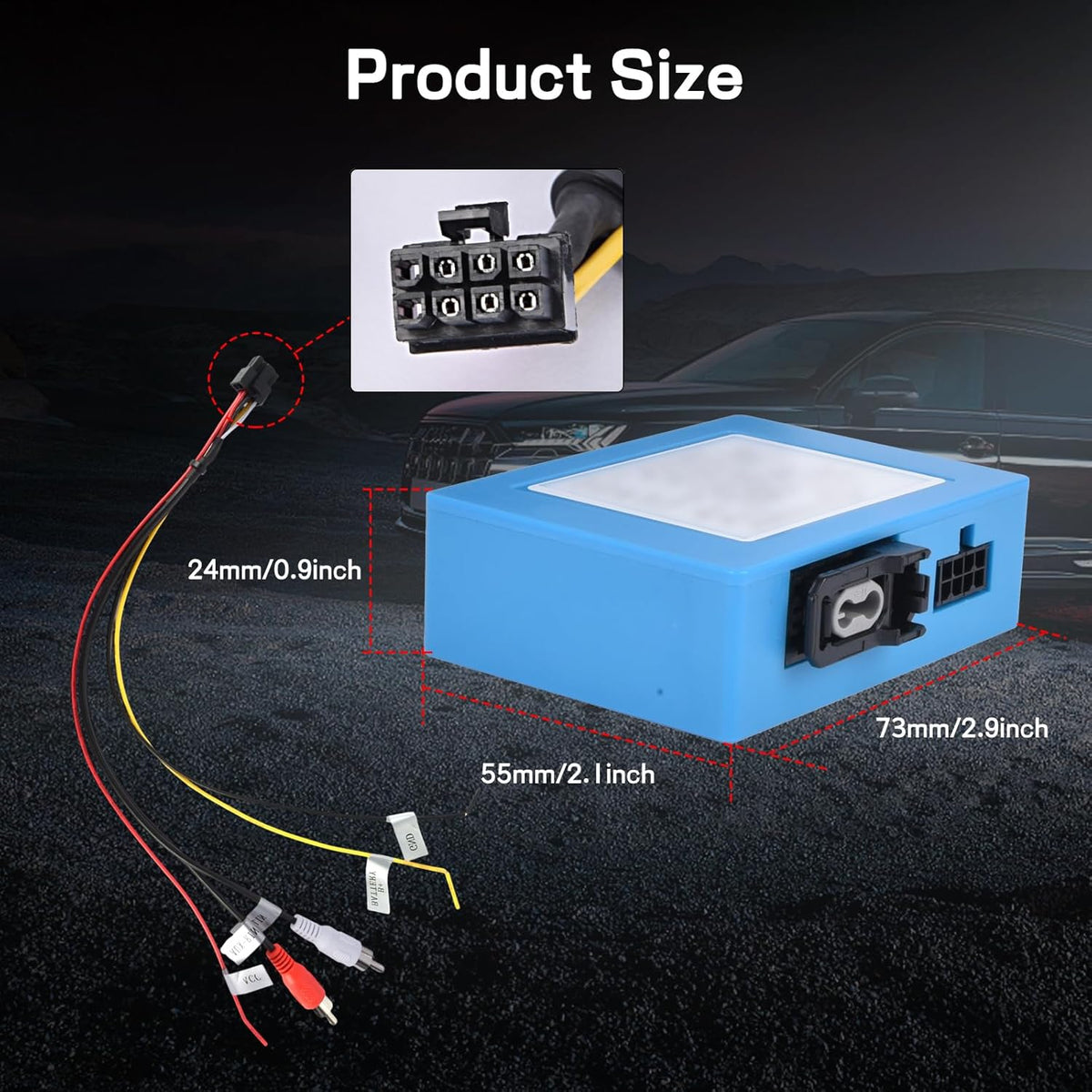 Fiber Optic Decoder voor Mercedes Benz ML/GL/R/CLS/SLK/Cayenne/Touareg