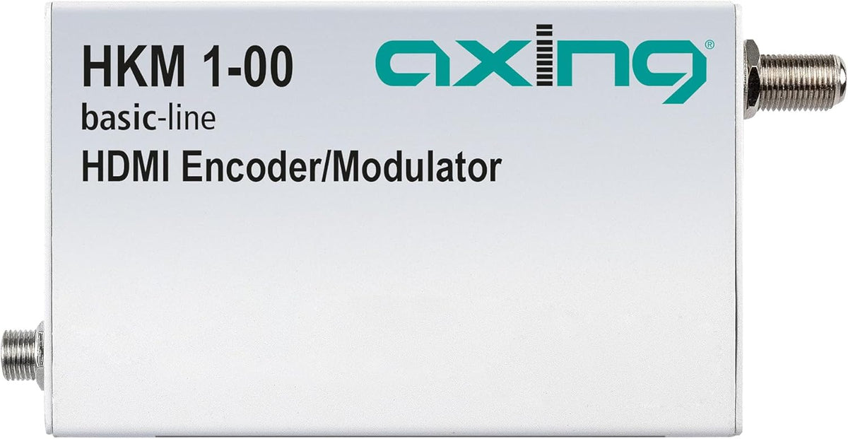 Axing HKM 1-00 HDMI encoder/modulator, DVB-C/DVB-T, 1080p, 1x HDMI-ingang