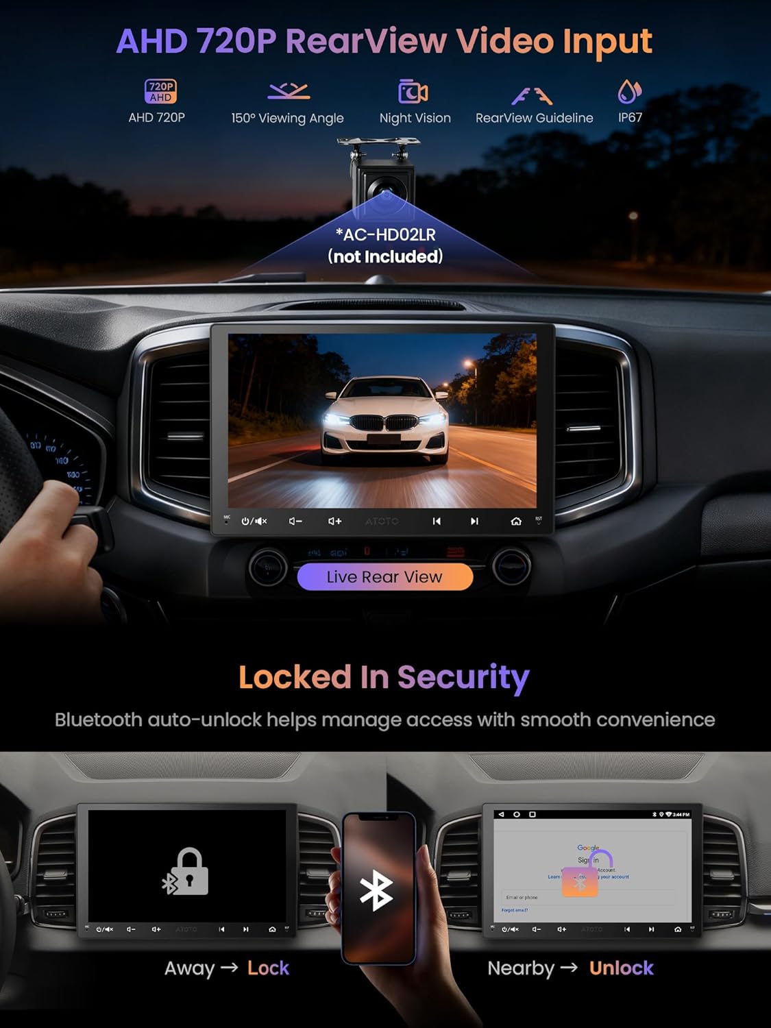 9" Autoradio 2 Din – Android Autoradio – Multimedia Systeem – Navigatiesysteem – Radio Speler – Draadloze CarPlay & Android Auto – DriveChat AI Assistent & GPS-Tracering