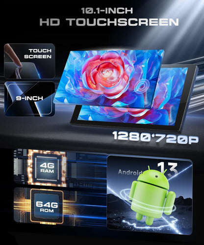 Android 15 Autoradio – Multimedia Speler – Navigatiesysteem – Car Stereo – Touchscreen Radio – 10.1 Inch HD Scherm – Draadloze CarPlay & Android Auto