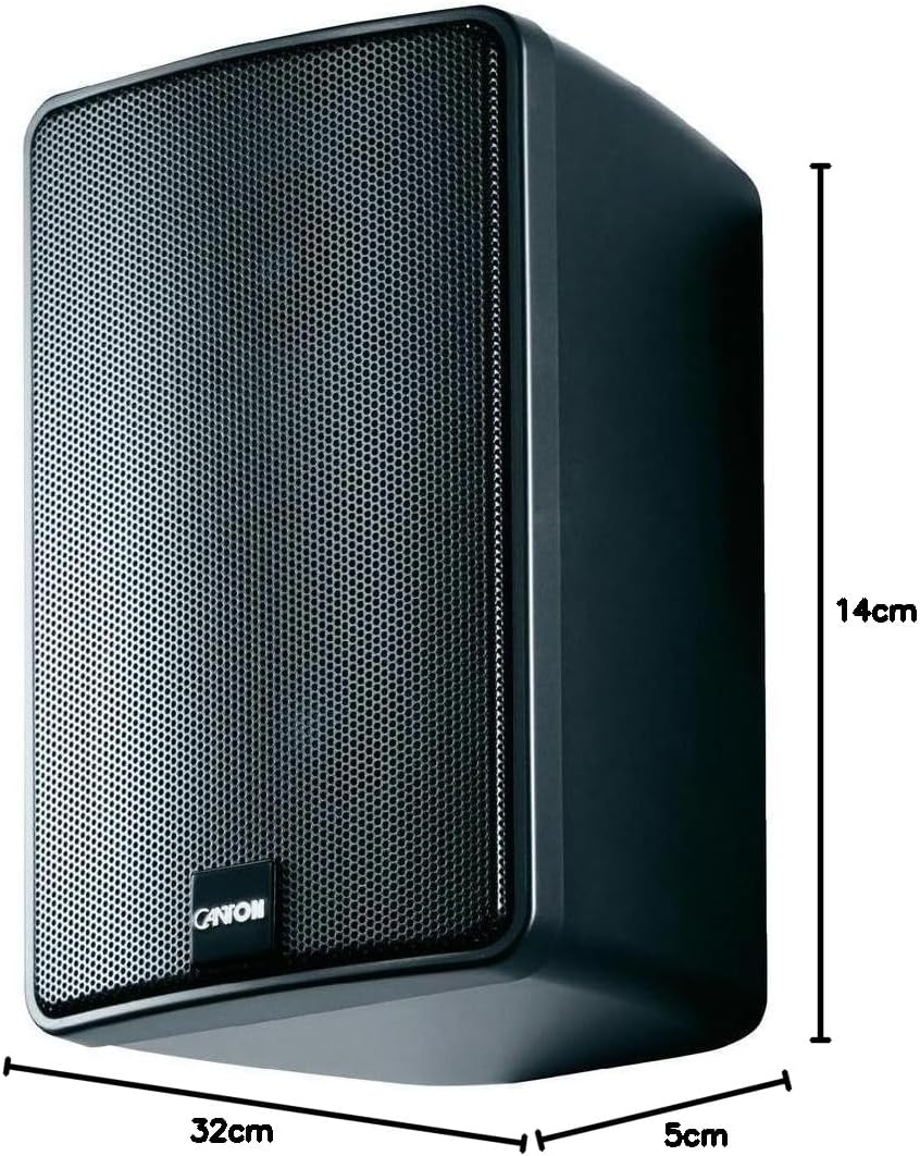 Canton Plus GXL.3 plankluidspreker zwart 120W 40Hz - 26000Hz 1 paar