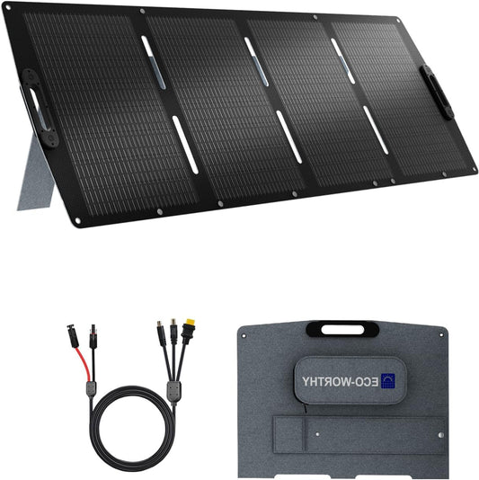 Zonnepaneel – Opvouwbaar Zonnepaneel – Solar Panel – Draagbaar Zonnepaneel – Zonne-energie – 200W Vermogen – Hoog Rendement 23% – ETFE Materiaal