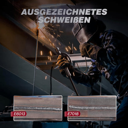 ARCCAPTAIN Elektrodenlasapparaat 200 A met groot led-display, inverter-lasapparaat ARC met en IGBT-inverter, draagbaar laserlasapparaat, 230 V met hete start, boogkracht