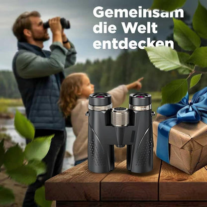 verrekijker, met BAK4-prisma's en FMC-coating, verrekijker voor volwassenen, high-definition, geschikt voor vogels spotten, wandelen, concerten en reizen.