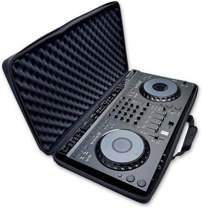 DJ-Controller Tas – Draagtas – Beschermtas – Harde Draagtas – Opbergtas – Zwart, 75 x 39 x 11 cm – Gegoten 7 mm EVA-Schuim Met Waterafstotende Polyester – Dubbele Handgrepen & Afneembare Schouderriem
