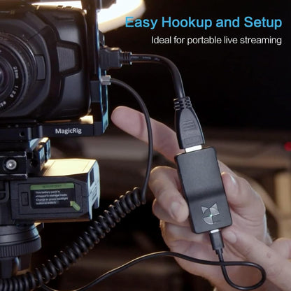 DDMALL 4K HDMI H265/264 HEVC-encoder, draadloze video-encoder, HDMI-encoderondersteuning SRT RTMP RTMPS RTSP TCP UDP HLS, live-encoder voor Twitch YouTube en meer (HEV-4KW)
