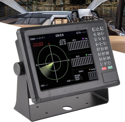 Marine Plotter 10 4 inch LCD Scherm Waterdicht met Geluidsalarm Compatibel met XINUO-MAP en C-Map Kaartsystemen voor Nauwkeurige Scheepsnavigatie