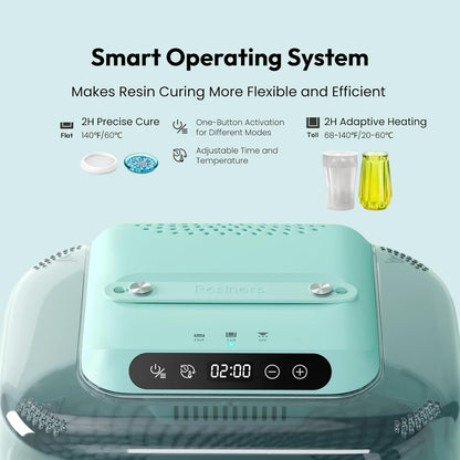 Resiners Hars Uithardingsmachine G3 met UV-licht voor hars, snel uitharden in 2 uur/1 minuut, inclusief siliconenmat, harsuitharder voor epoxy-gietvormen, sieradenfabricage, DIY-decoratie