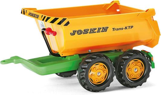 Rolly S2612226 Giant Half-Pipe Joskin Twin Axle Trailer, Geel