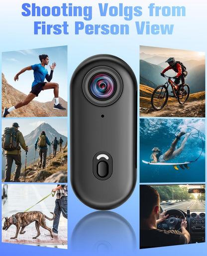 Action Cam 4K, sportcamera, wifi, 120 graden, 1080p HD, mini-actiecamera, wifi, fiets, motorfiets, helmcamera, onderwatercamera, kleine bodycam, lichaamscamera, waterdicht, voor zwemmen