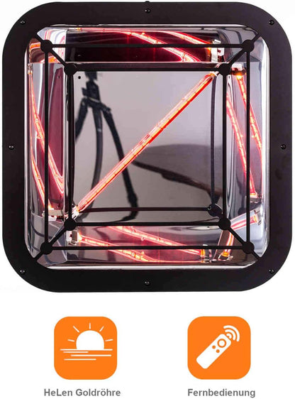Terrasstraler HM-Q 2000 Watt infraroodstraler, terrasverwarmer