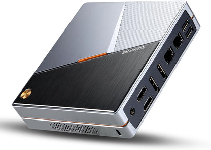 HISTTON Mini PC, Intel N100 (up to 3.4GHz) 4C/4T, Mini Desktop PC, 16G DDR5 500GB SSD, Triple Display 4K UHD HD/Wi-Fi6/BT5.2/RJ45/WOL/Auto Power On (Intel N100) - QUORE