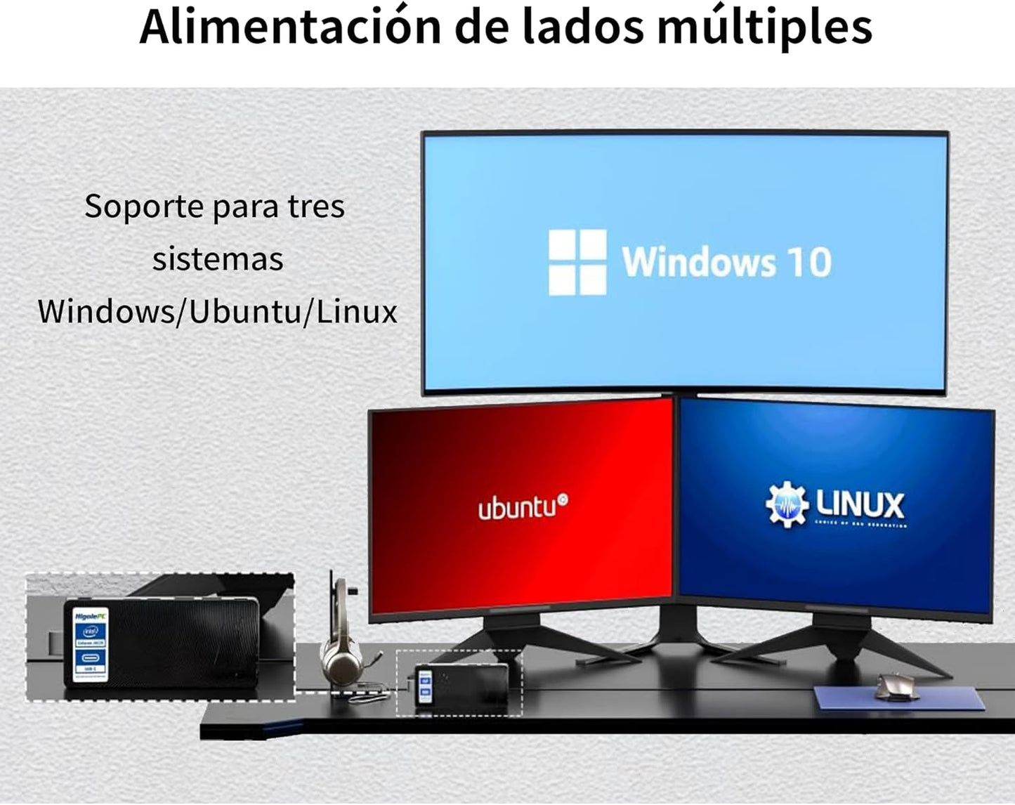 Mini PC Stick – Mini Computer – Micro PC – Compacte PC – Mediaspeler – Intel Pentium N4200 – Fanless Koeling – 4K 60Hz HDMI