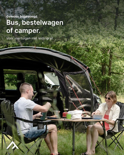 qeedo Motorluifel Bus - Stevige luifel met UV-bescherming (UV80) & donkere coating - Past op bus, bestelbus en camper, Diverse montagemogelijkheden, Bevestiging met 5 en 7 mm dubbele bies