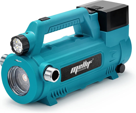 Draadloze Transferpomp – Waterpomp – Accu-pomp – Zelfaanzuigende Pomp – Mobiele Pomp – Compatibel met Makita 18 V – Draagbaar en Compact – Duurzaam ABS-kunststof