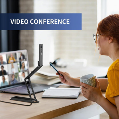 NETUM Documentcamera en webcam 4K met microfoon USB-visualizer 3-niveau Touch LED Auto-focus Image Invert Opvouwbaar voor Windows Mac OS Linux - Remote Teaching & Live Demo (SD-1300)