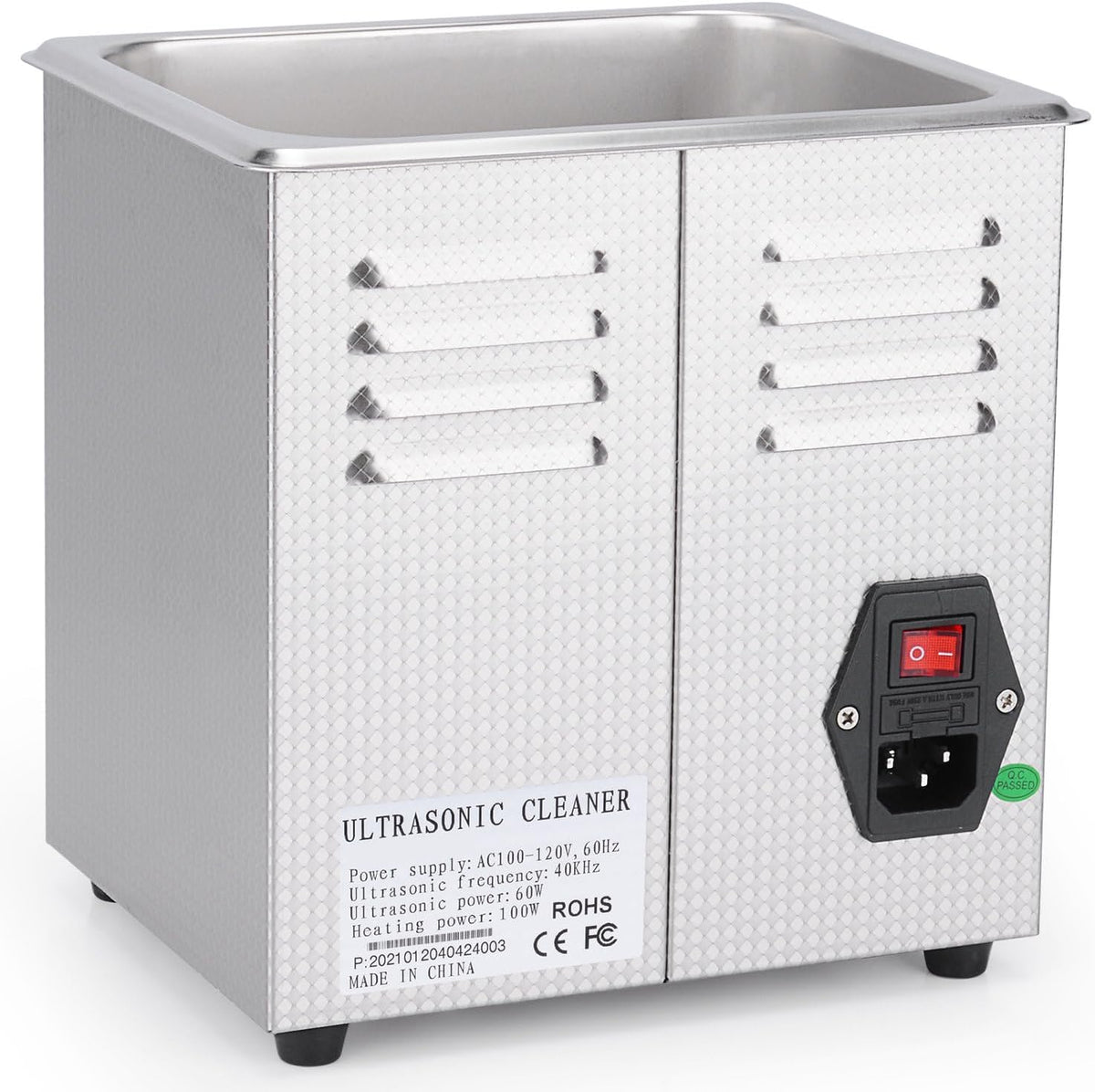 Ultrasone Reiniger – Ultrasoon Reinigingsapparaat – Ultrasoon Bad – Schoonmaakbad – Laboratorium Reiniger – 2 Liter Inhoud – Digitale Timer en Instelbare Temperatuur