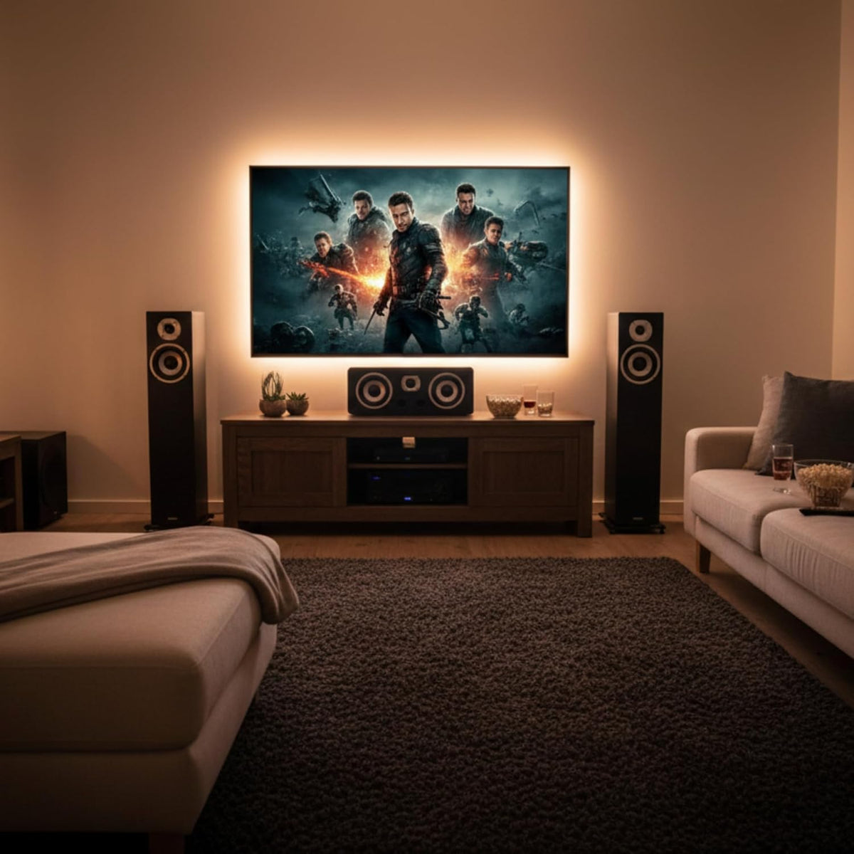 Dynavoice Magic C-4 Zwart Mat – Passieve Center Luidspreker 2-Weg, 2x4" Woofer + 1" Tweeter, Front Bass Reflex, 100W, voor Home Cinema 5.1 en 7.1