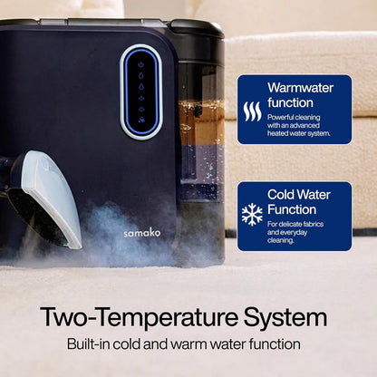 Meubelreiniger – Tapijtreiniger – Bekledingreiniger – Bankreiniger – Stoomreiniger – 2000 W Krachtige Motor – 100°C Stoomfunctie