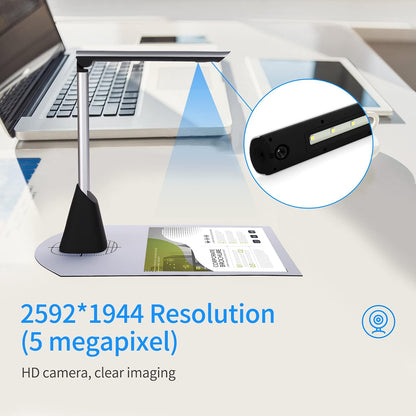 Documentcamera Slimme Draagbare Scanner met USB-functie voor Automatisch Bijsnijden, Gebruikt voor Het Scannen van Boeken en Het Digitaliseren van Boeken