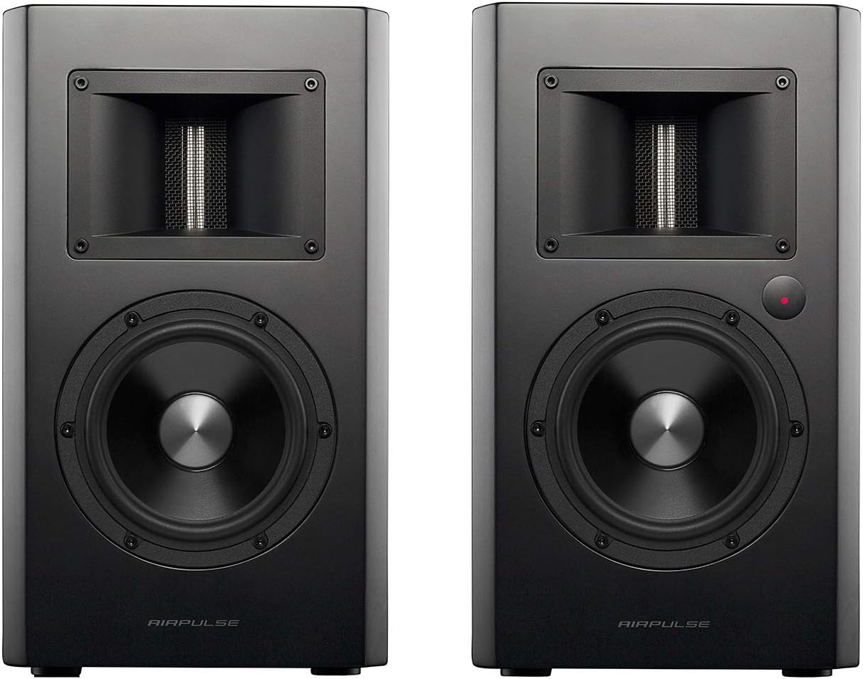 Actieve Luidsprekers – Speaker Set – Luidsprekersysteem – Monitor Speakers – HiFi Speakers – Set Van 2 – Aluminium Ribbon Tweeter – 5 Inch Woofer