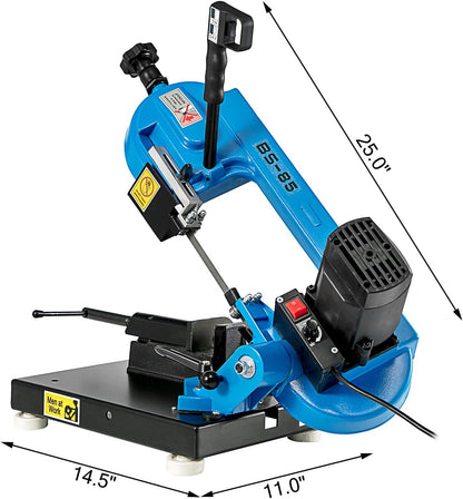 FlowerW Metalen Bandzaag 1000W Verticale 0°-45° Tafelblad