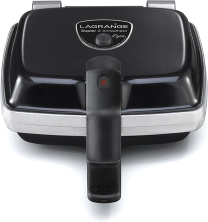 LAGRANGE Wafelijzer 039224 Super 2 G+GT+Spic Antiaanbaklaag