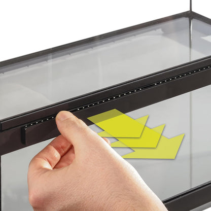 Exo Terra Pro glazen terrarium, S, 45 x 45 x 30 cm
