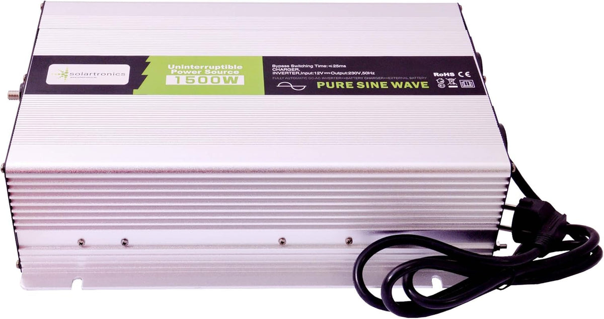 solartronics spanningsomvormer USV 12V NPS 1500/3000 Watt zuivere sinus UPS inverter