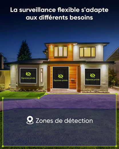 SANNCE PoE Bewakingscameraset, 5MP, 8CH NVR + 4 x 3 MP, waterdicht, camera zonder harde schijf, met Smart IR-leds, bewegingsdetectie, app-alarm, nachtzicht tot 20 meter
