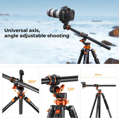 Camerastatief – Fotostatief – Tripod – Driepootstatief – 230 Cm Maximaal – Afneembare Monopod